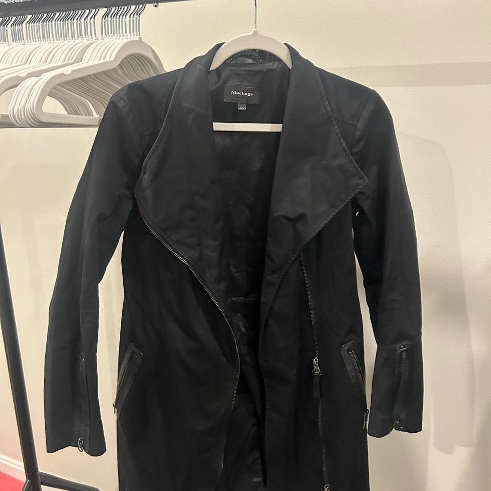 Mackage Black Women's Trench Coat